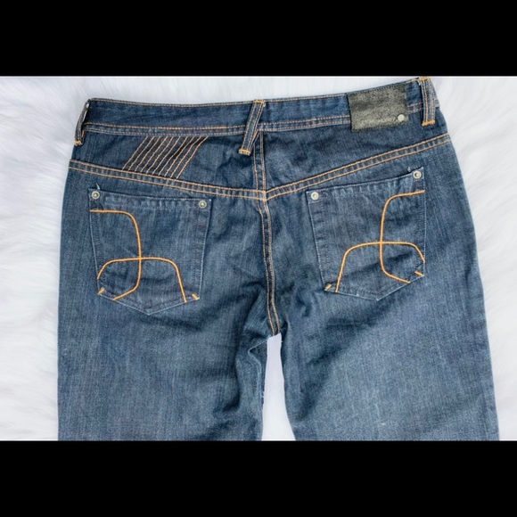 💋 SOLD💋 Hurley Dark Wash Midrise Straight Leg Jeans - Picture 8 of 9